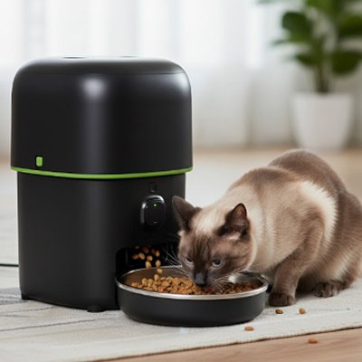 Distributeur de croquettes pour chat programmable – Wi - Fi, Caméra HD & Portions automatiques | SmaFeed™ - Univers Chat Nature