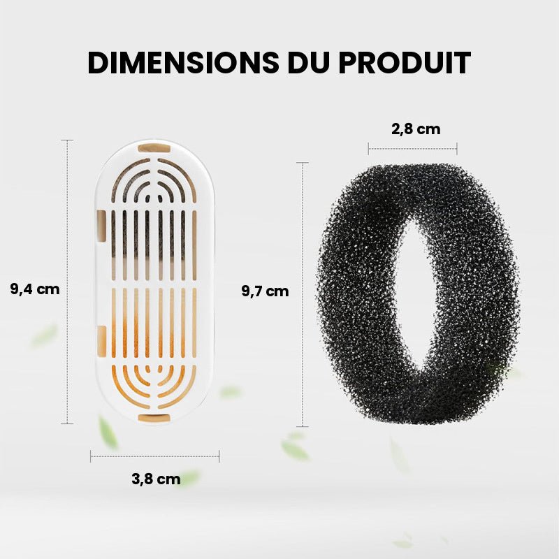 Filtre fontaine chat inox Serein™ - lot de 3 ou 6 filtres + éponges - Univers Chat Nature