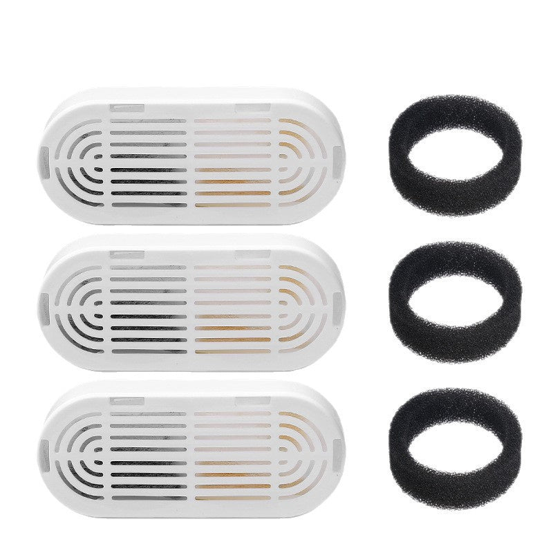 Filtre fontaine chat inox Serein™ - lot de 3 ou 6 filtres + éponges - Univers Chat Nature
