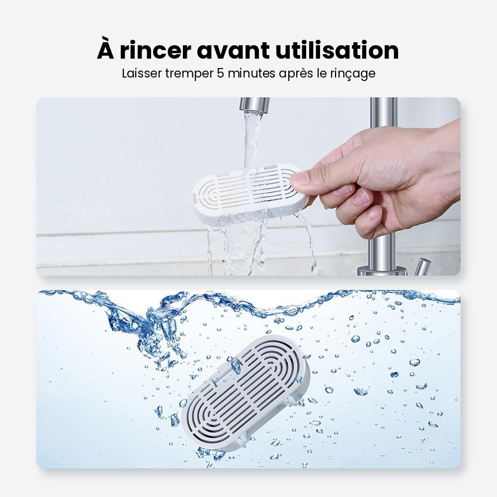 Filtre fontaine chat inox Serein™ - lot de 3 ou 6 filtres + éponges - Univers Chat Nature