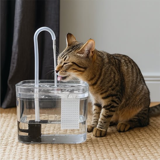 fontaine a eau chat aquainstinct transparent