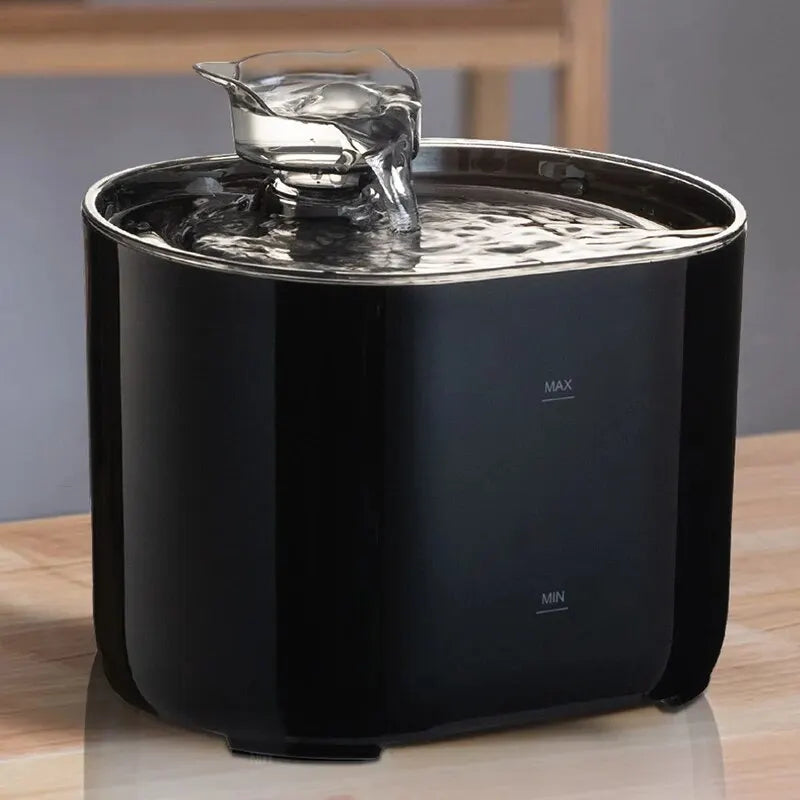 fontaine a eau chat black