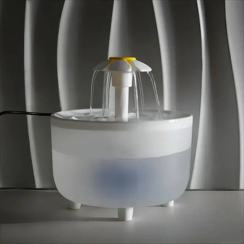 fontaine a eau pour chat hydrovitale transparent