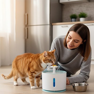 Fontaine eau Chat | Hydrolynx™ - Univers Chat Nature