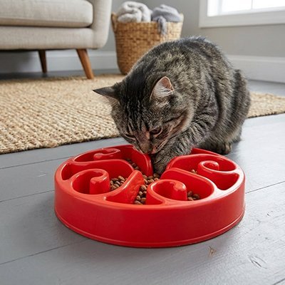 Gamelle anti glouton Chat | Mastilento™ - Univers Chat Nature