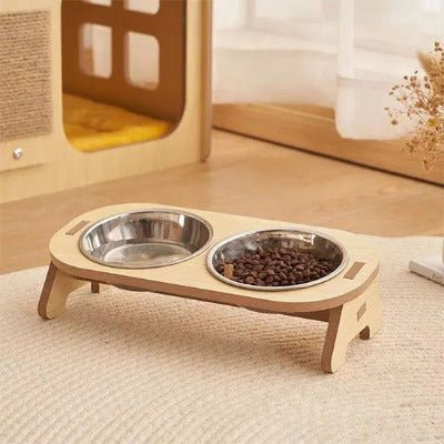 Gamelle chat surélevée | Design Brume™ - Univers Chat Nature