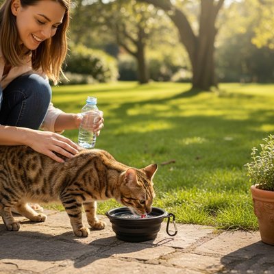 Gamelle pour chat ergonomique antidérapante | BolMirage™ - Univers Chat Nature