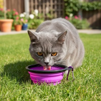 Gamelle pour chat ergonomique antidérapante | BolMirage™ - Univers Chat Nature