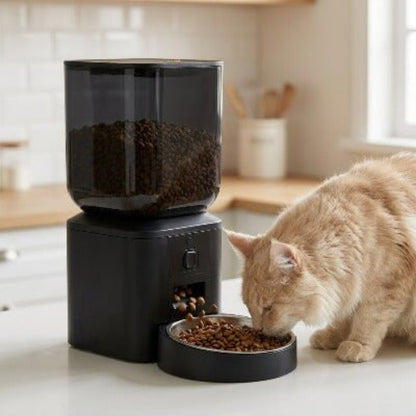Gamelle chat programmable CroqSense™ 8L avec caméra 1080P et WiFi - Univers Chat Nature