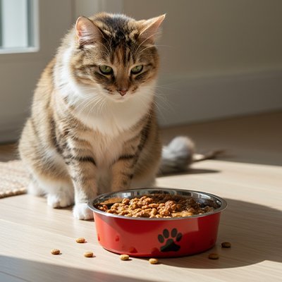 Gamelles chat Design| Ergonomique - Grip™ - Univers Chat Nature