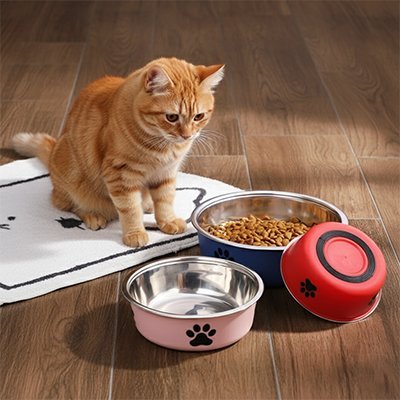 Gamelles chat Design| Ergonomique - Grip™ - Univers Chat Nature
