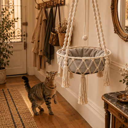 Hamac Chat | Confort Ultra-Doux™ - Univers Chat Nature