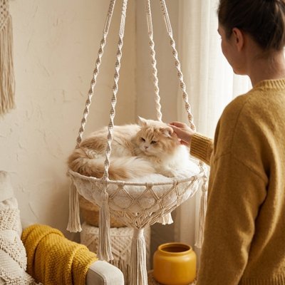 Hamac Chat | Confort Ultra - Doux™ - Univers Chat Nature