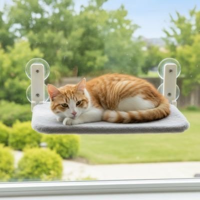 Hamac pour chat fenetre | Douillet Ensoleillé™ - Univers Chat Nature