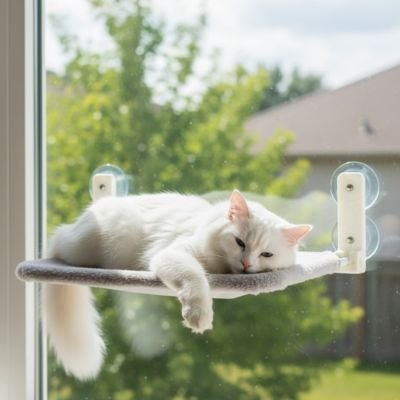 Hamac pour chat fenetre | Douillet Ensoleillé™ - Univers Chat Nature
