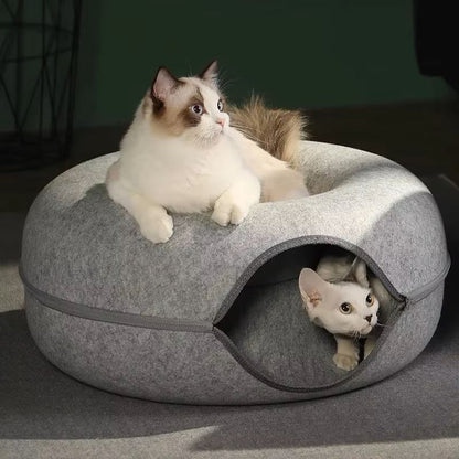 Lit pour Chat - ChatCondo™ - Gris Clair - Univers Chat Nature