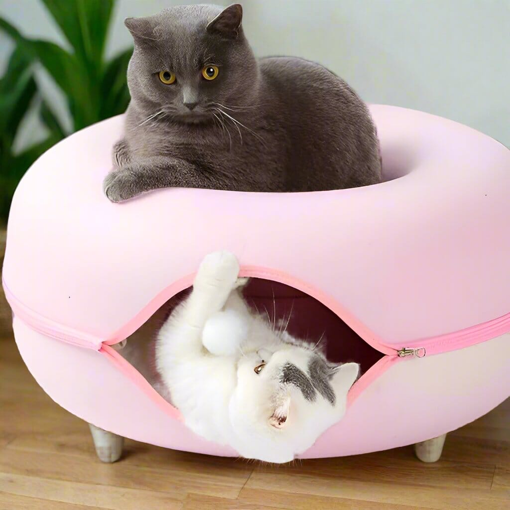 Lit pour Chat - ChatCondo™ - Rose - Univers Chat Nature