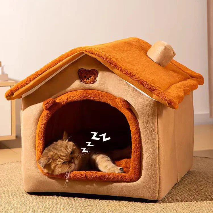 Maison Chat - PetCocon™ - Marron - Univers Chat Nature