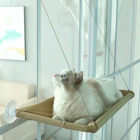 Hamac Chat - PetCatHangingBed™ - Jaune Clair - Univers Chat Nature