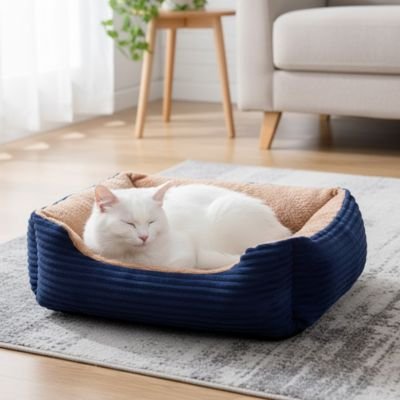 Panier chat | Plumevia™ design, douillet et confortable - Univers Chat Nature